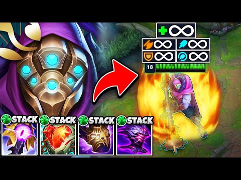 I invented a broken Jax build where every stat scales infinitely (STACK LORD JAX)