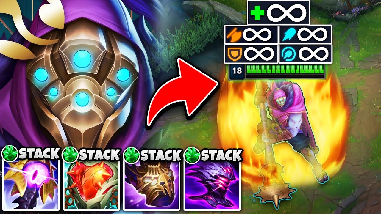 I invented a broken Jax build where every stat scales infinitely (STACK LORD JAX)