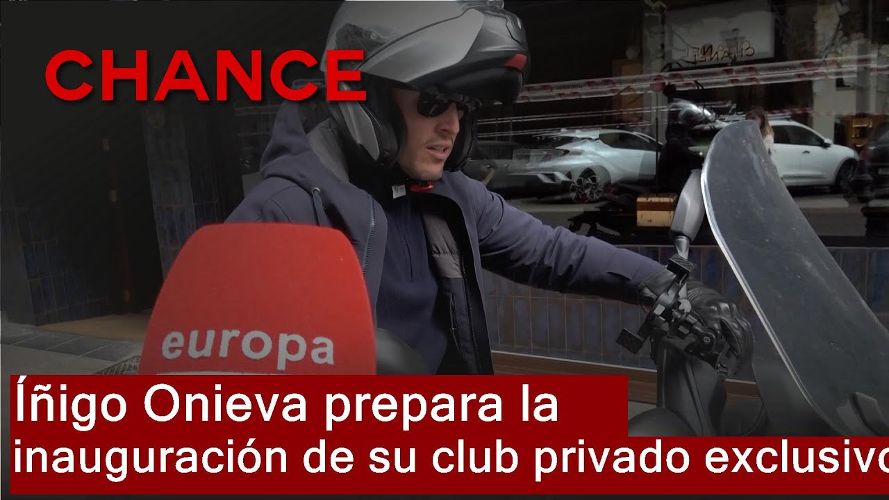 Íñigo Onieva ultima los detalles para la apertura de su exclusivo club privado