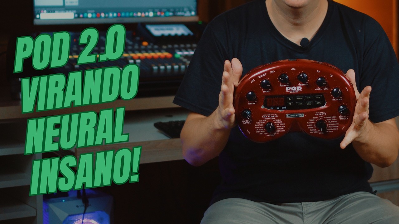 Transformei o POD 2.0 em SOM NEURAL – Melhor que muita pedaleira nova!