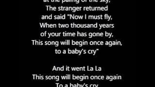 Chris de Burgh - A spaceman came travelling (lyrics)