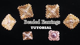 Beaded Earrings TUTORIAL | Beginners Friendly