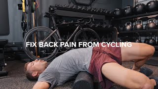 Why Cyclists Get Back Pain & How To Fix it!