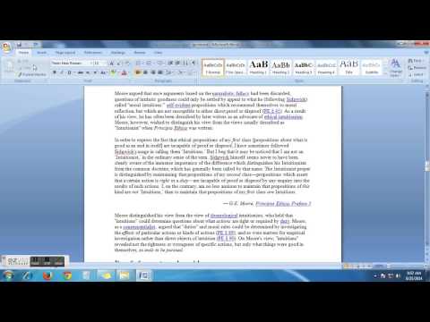 MS Word 2007에서 페이지를 삭제하는 방법