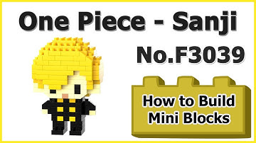 How to Build Mini Blocks One Piece Sanji F3039 Review Instructions Specifications