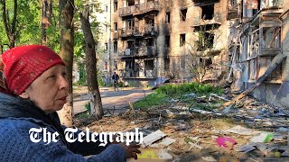 video: Residents of war-torn Irpin return to shops and cafes as town rebuilds from Russian devastation