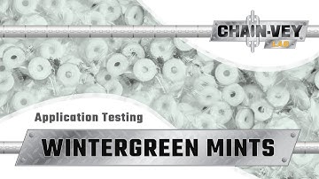Wintergreen Mints Through Chain-Vey Conveyor