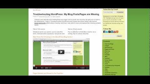 Columns in Wordpress
