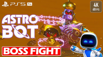 Astro Bot - Djinny of the Lamp MiniBoss Fight Gameplay [PS5 4K 60FPS]