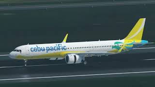 XPlane11 | CEB654 | Cebu Pacific A321NEO | Landing Singapore Changi From Jakarta-Soekarno