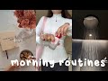 aesthetic morning routines