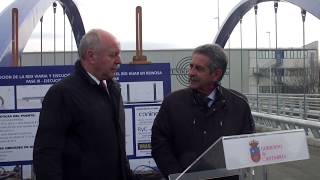Inauguración del puente del Polígono de Reinosa