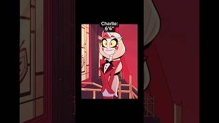 Hazbin Hotel Character Heights! #hazbinhotel #hazbin #charliemorningstar #charliehazbinhotel