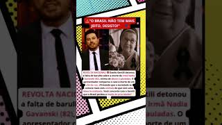 Gentili Sai do Controle e Desabafa Forte ao Vivo: “O Brasil não tem mais jeito, desisto!” #shorts