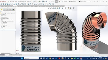 SolidWorks Tutorial #flexible #3ddesign metal #hoses  #analysis  #solidworkstutorial