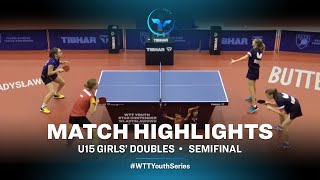 Kaufmann/Mei R vs Ivannova/Terekhova | WTT Youth Star Contender Wladyslawowo | U15 | GD | SF