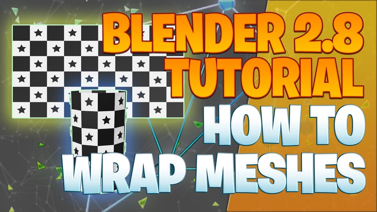 How to wrap a plane mesh - Blender 2.8 Tutorial - YouTube