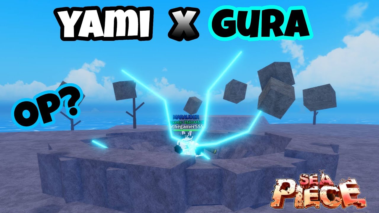 Roblox One Piece: Open Seas  GURA GURA NO MI SHOWCASE/REVIEW