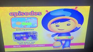 team umizoomi 2011 dvd menu walk-through