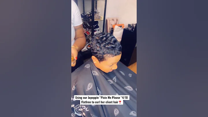 JUPOPPIN… Using our “Pixie Me Please “ 4/10 FlatIron ❣️ available on JUPOPPIN.COM