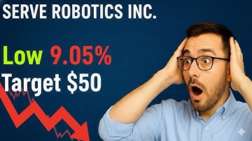 Serve Robotics Rockets 9.11% downfall| 2,000 Autonomous Delivery Robots Deployed with Uber Eats!🚨🚨