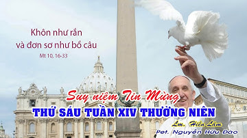THỨ SÁU TUẦN XIV THƯỜNG NIÊN: Mt 10,16-23
