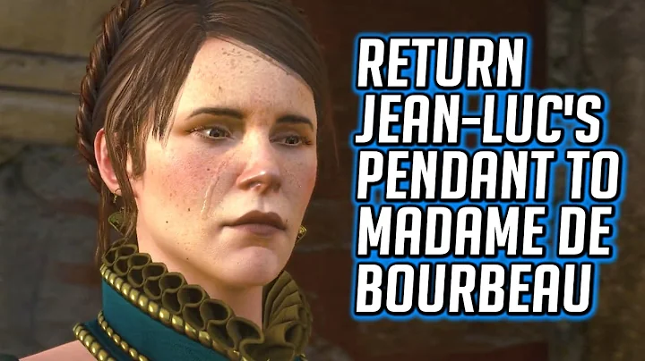 Witcher 3  Return the Pendant to Madame de Bourbea...