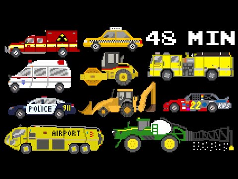 48-minutes-of-vehicles---collection-of-street,-emergency-vehicles-&-more---the-kids'-picture-show