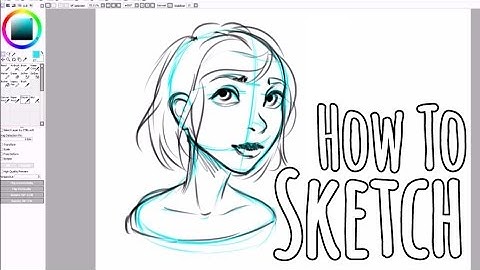 Paint Tool SAI Tutorial for Beginners - How to Sketch & Setup