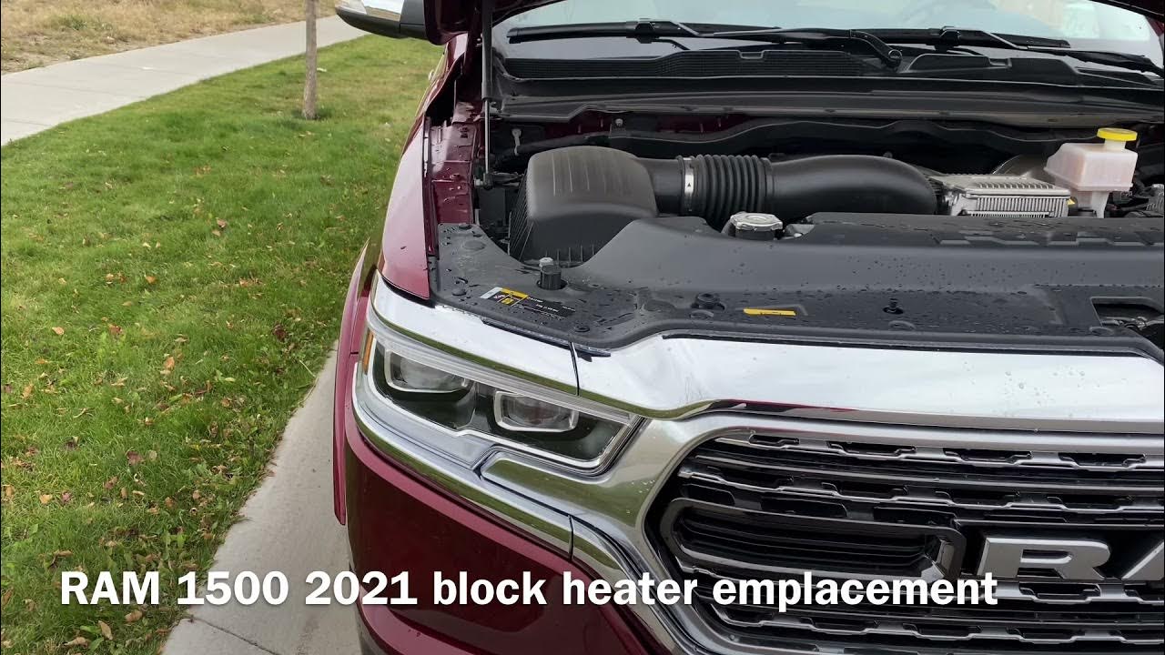RAM 1500 block heater emplacement - YouTube