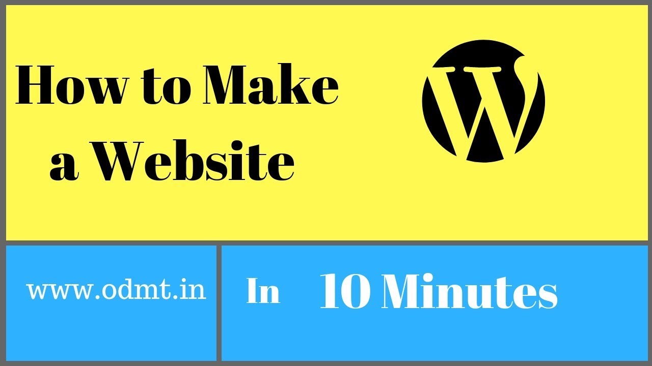 How to Create a Wordpress site How to Make a site Free