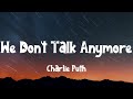 We Don't Talk Anymore - Charlie Puth (Lyrics)