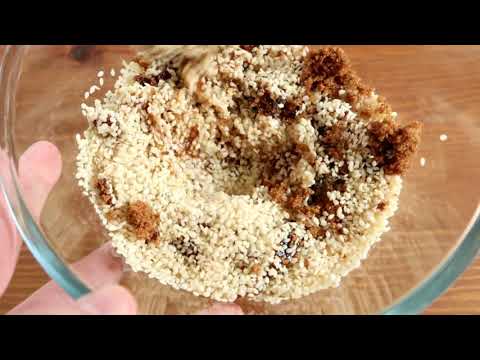 Video: Caramel Coffee Cookies In Sesame