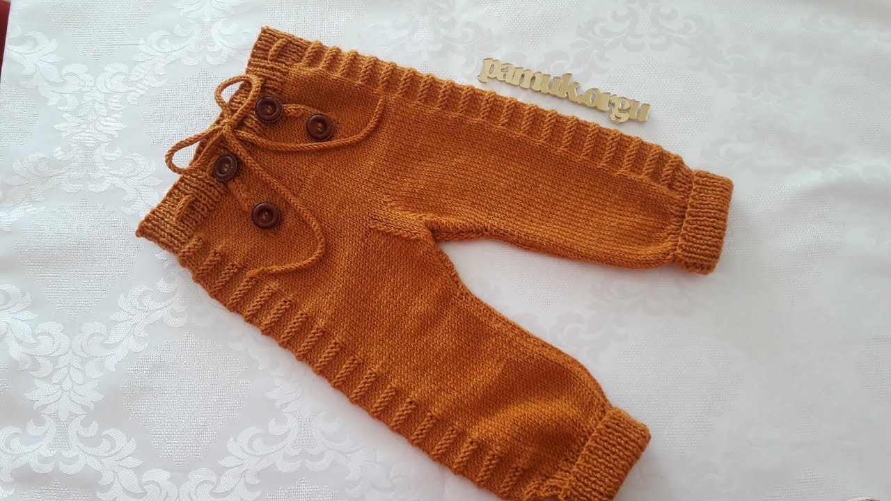 Orgu Pantolon Yapilisi Youtube Baby Knitting Patterns Bebek Pantolon Orgu