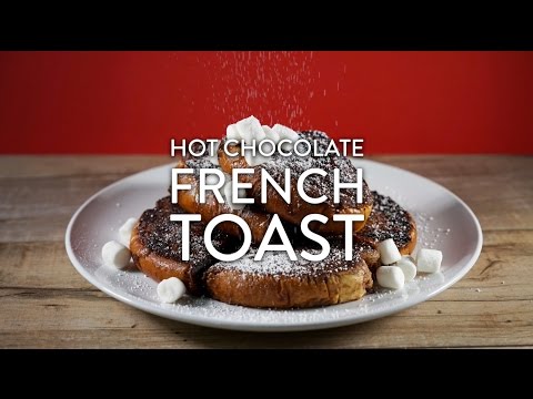 Hot Chocolate French Toast Video Recipe by Broke and Cooking
