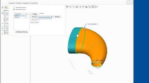 Tutorial  Creating Rotational Blend Surfaces by Selecting Sections - Creo