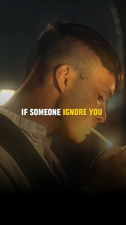 Sigma rule 😎🔥~ If someone ignore you | Thomas Shelby status | Attitude status | #shorts #attitude
