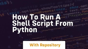how to run a shell script from python