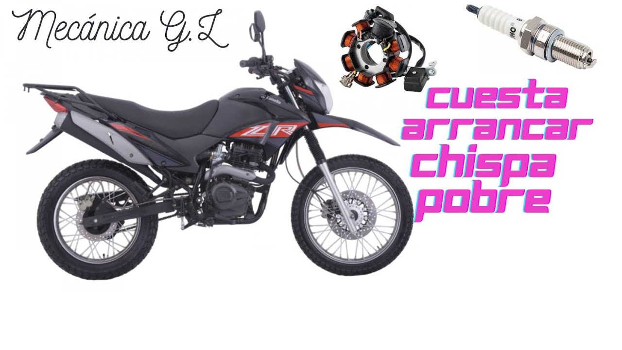 Cuesta arrancar/ chispa pobre/ consumo de nafta. Zanella zr 150 Diagnóstico y solución.
