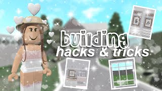 Bloxburg Building Hacks & Tips (Advanced Placing) || ROBLOX