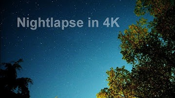Timelapse and Nightlapse in 4K,  Panasonic G7 and Gopro hero 4 session