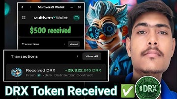 $DRX 🤑 Token Received On Wallet | Doctor X token distribution start | Doctor x new update today