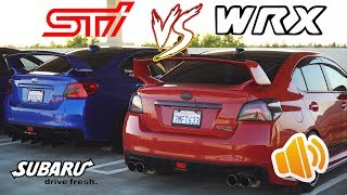 WRX VS STI Exhaust Comparison (ELH VS UEL) [4k]