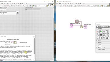 LabVIEW | String Palette 09 - Format Date/time String