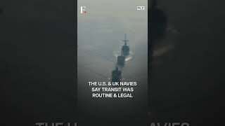 China Protests US, UK Warships in Taiwan Strait | Subscribe to Firstpost | N18G