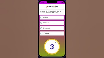 Which of the following is NOT an example of an output device? #informaticassistant #shorts #short