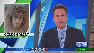 Golden alert issued in Lexington