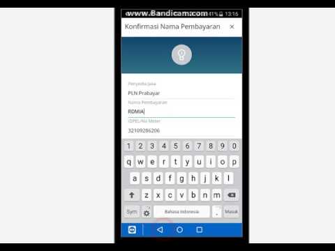 Video Bayar Pln Prabayar Via Mandiri Mobile