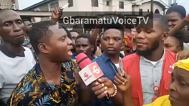 #NigeriaDecides2023: Voters protest in Warri over absence of INEC officials