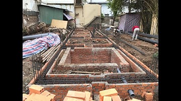 CHITHACONST Thi công đài móng cọc và dầm móng Nhà phố -Mặt tiền đường Tân Hải, quận Tân Bình, Tp.HCM